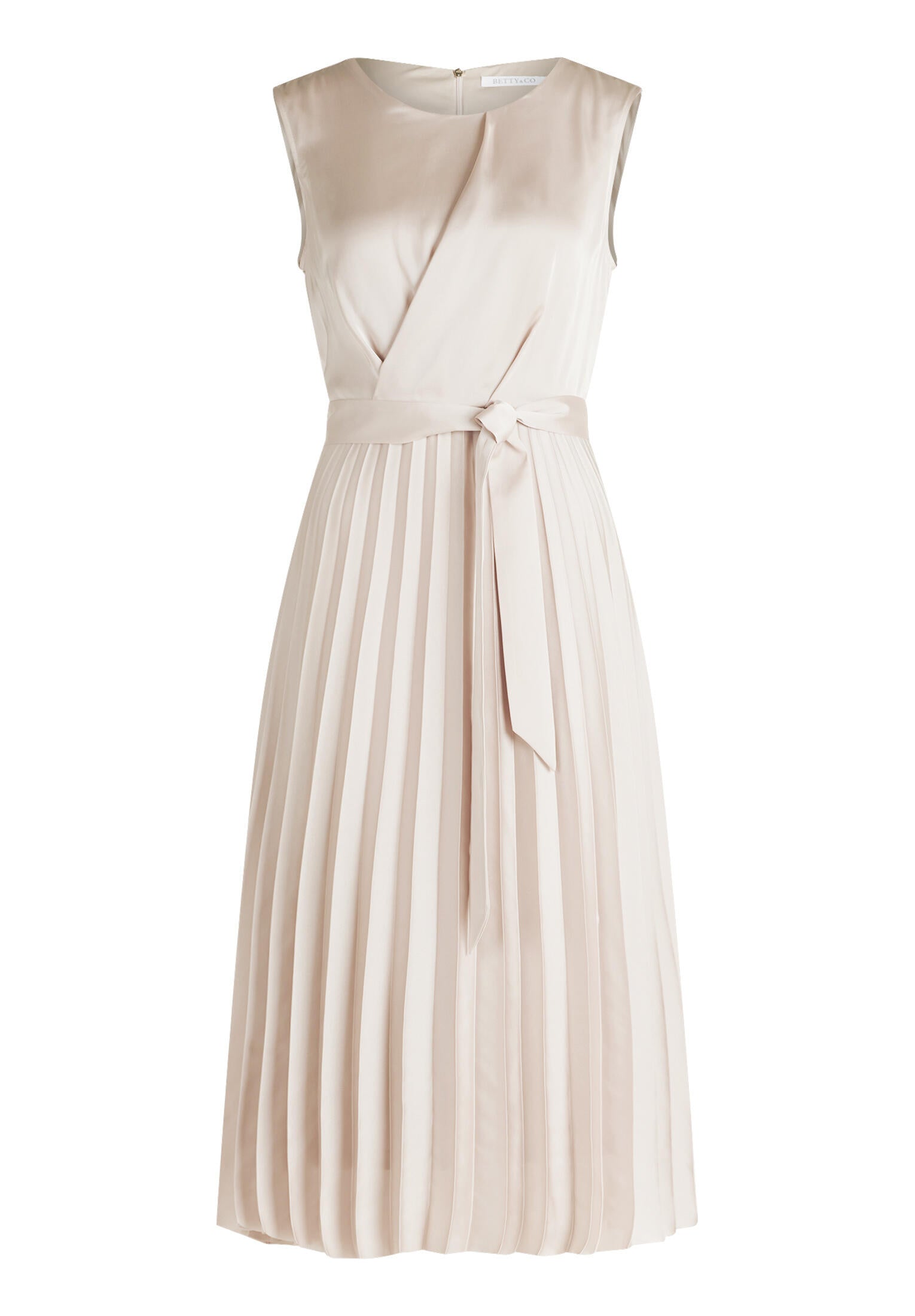 Cocktailkleid aus Chiffon - 1098-Soft Nature - Creme | Rosa