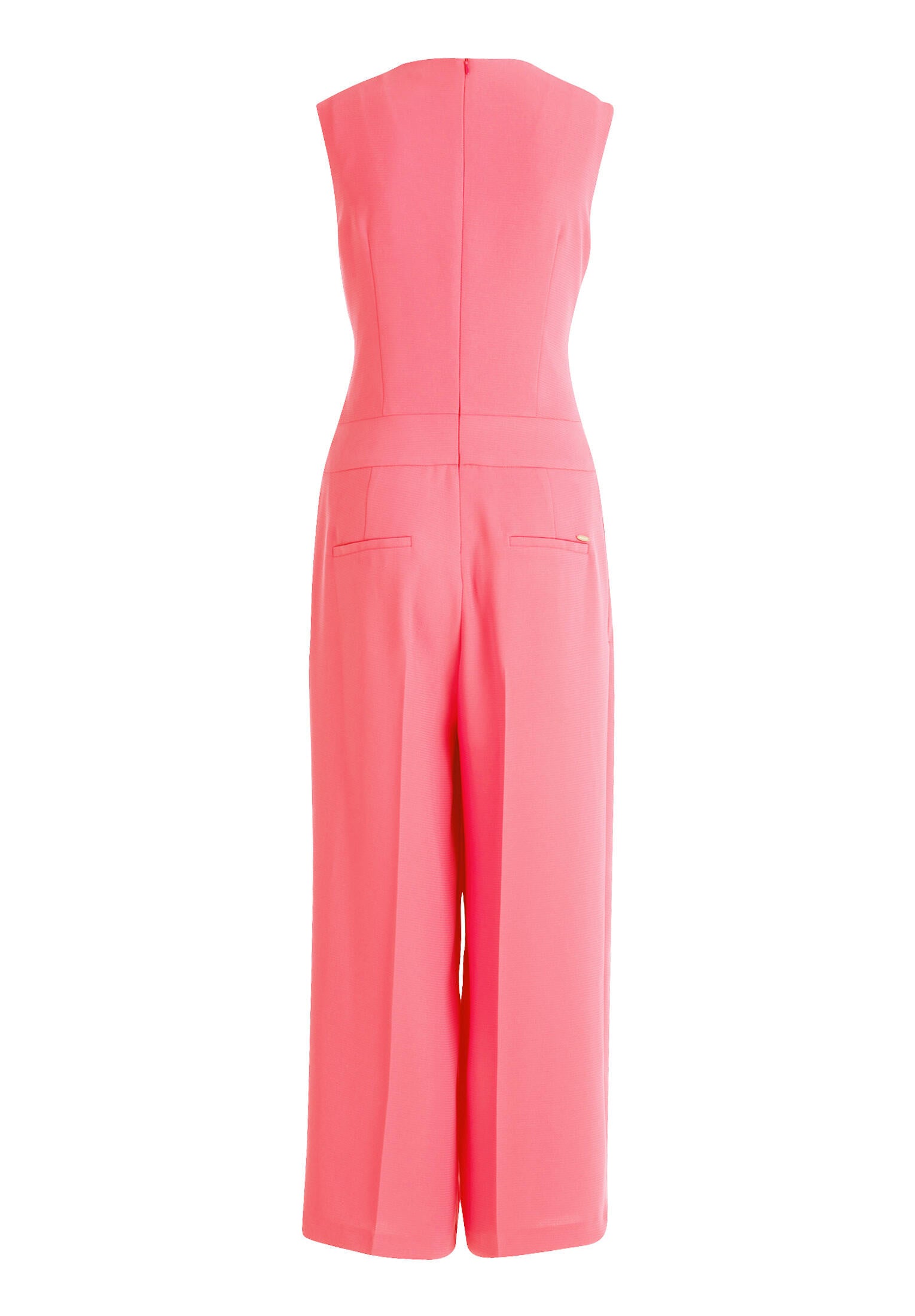 Jumpsuit - 4202-Claret Red - Pink
