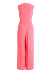 Jumpsuit - 4202-Claret Red - Pink