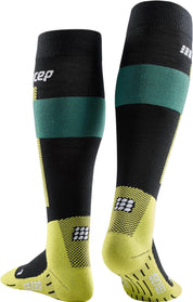 Merino Kompressionssocken Skiing - 372-green - Grün