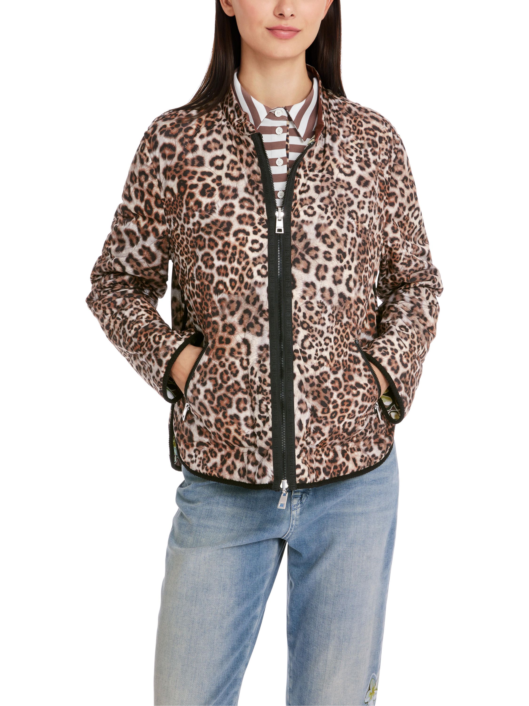 Wendejacke mit Stehkragen - 678 - Braun