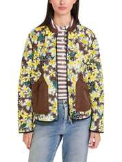 Wendejacke mit Stehkragen - 678 - Braun