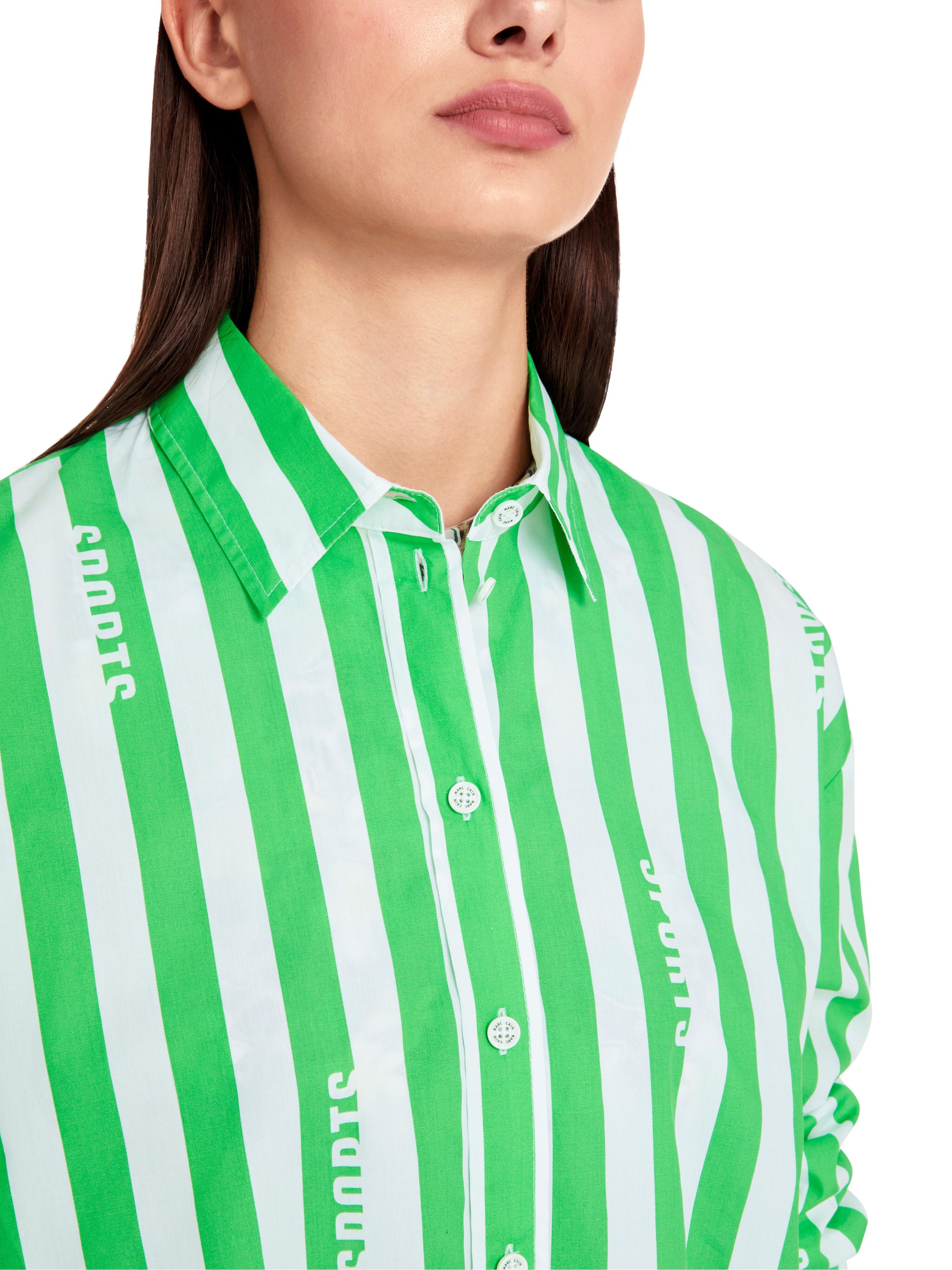 Hemdbluse aus Bio-Baumwolle - 549 - Grün