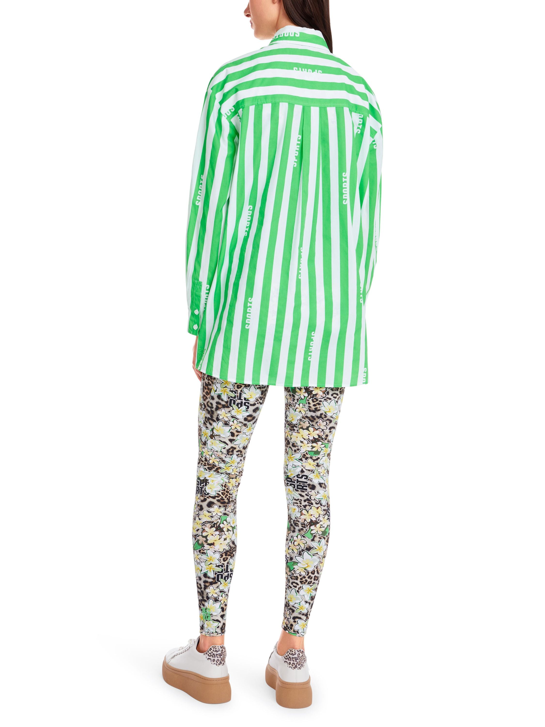 Hemdbluse aus Bio-Baumwolle - 549 - Grün