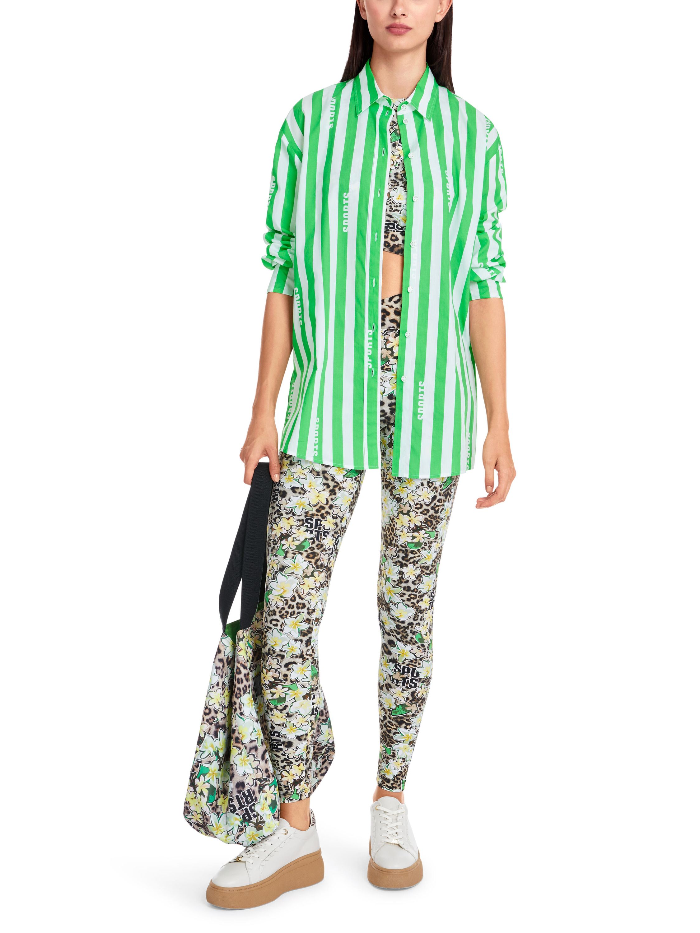 Hemdbluse aus Bio-Baumwolle - 549 - Grün