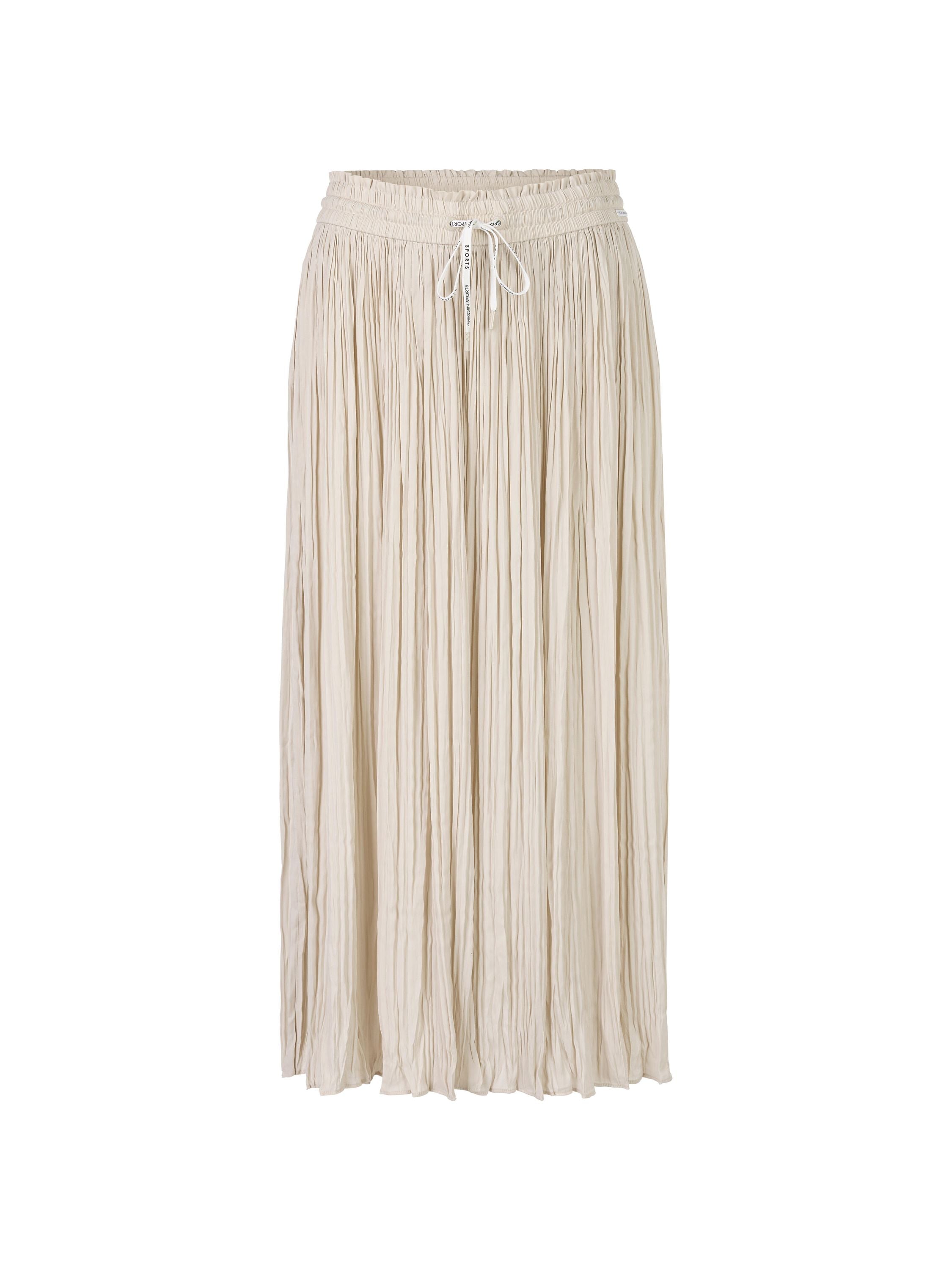 Plisseerock Midi - 183 - Beige