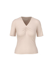 T-Shirt aus Baumwolle - 153 - Beige