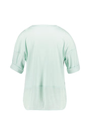 T-Shirt aus Baumwolle - 504 - Grün