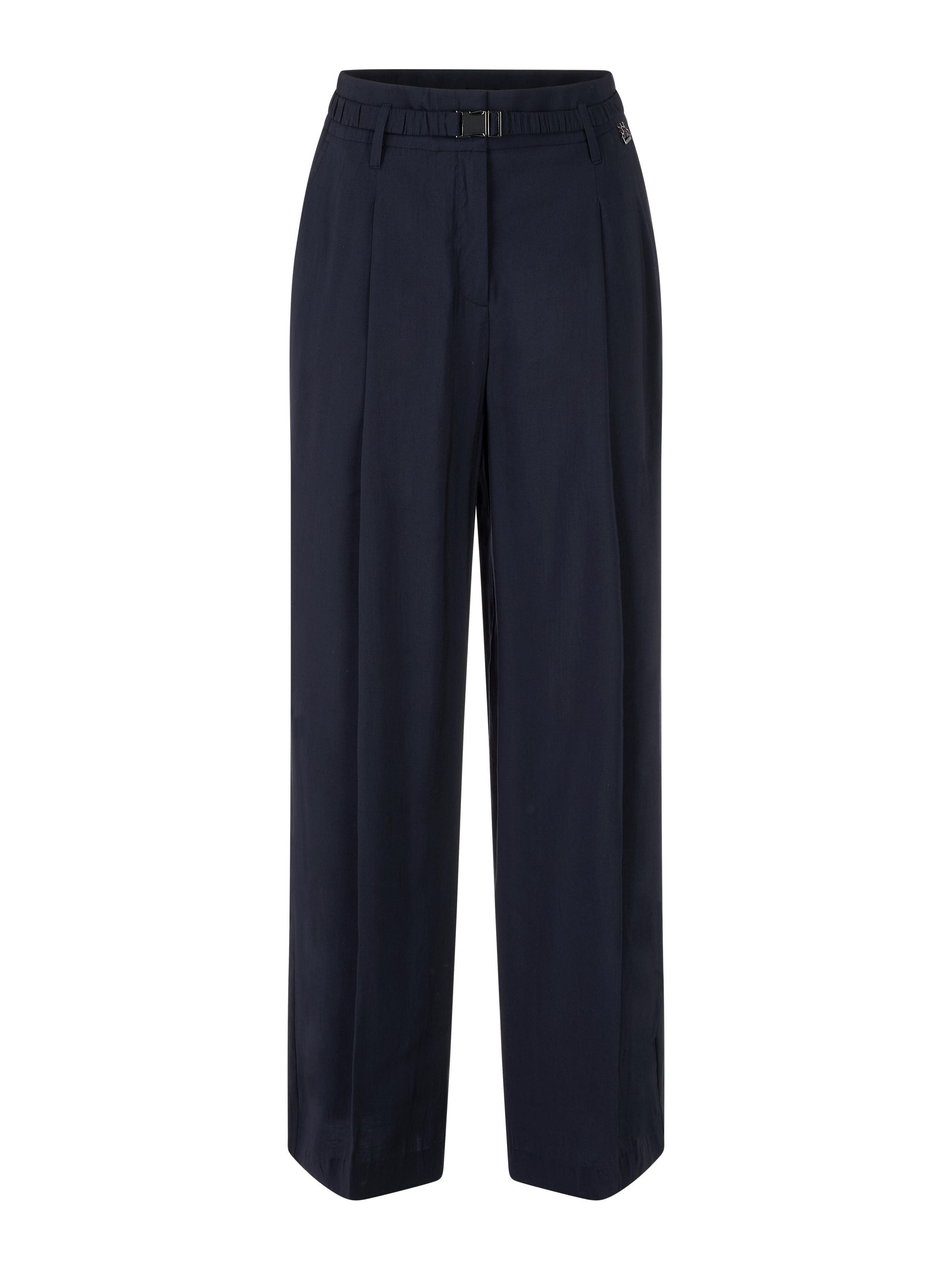 Bundfaltenhose WICHITA Wide Leg - 394 - Blau