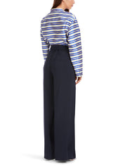 Bundfaltenhose WICHITA Wide Leg - 394 - Blau