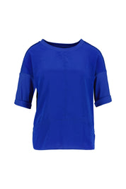 T-Shirt aus Baumwolle - 366 - Blau