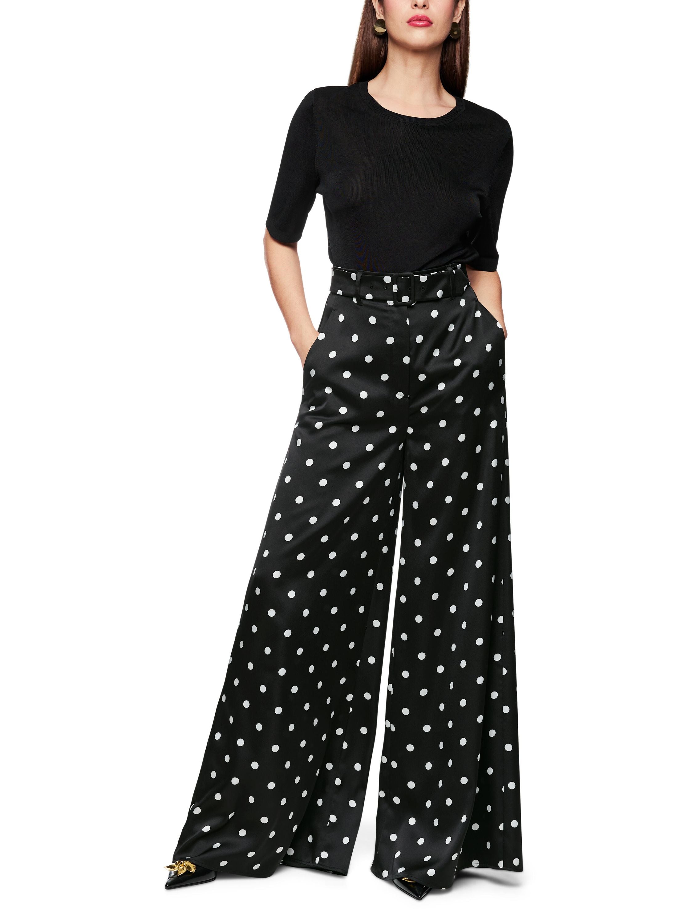 Hose WAUKEE Wide Leg - 910 - Schwarz