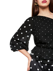 Bluse Tailored Fit - 910 - Schwarz