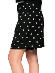 Shorts Relaxed Fit mit Polka Dots - 910 - Schwarz