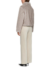 Übergangsjacke aus Fun Fur - 182 - Beige