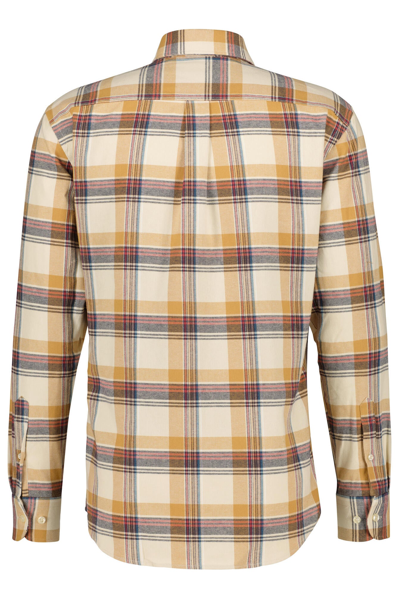 Flanellhemd kariert - 8332-Camel Madras - Beige