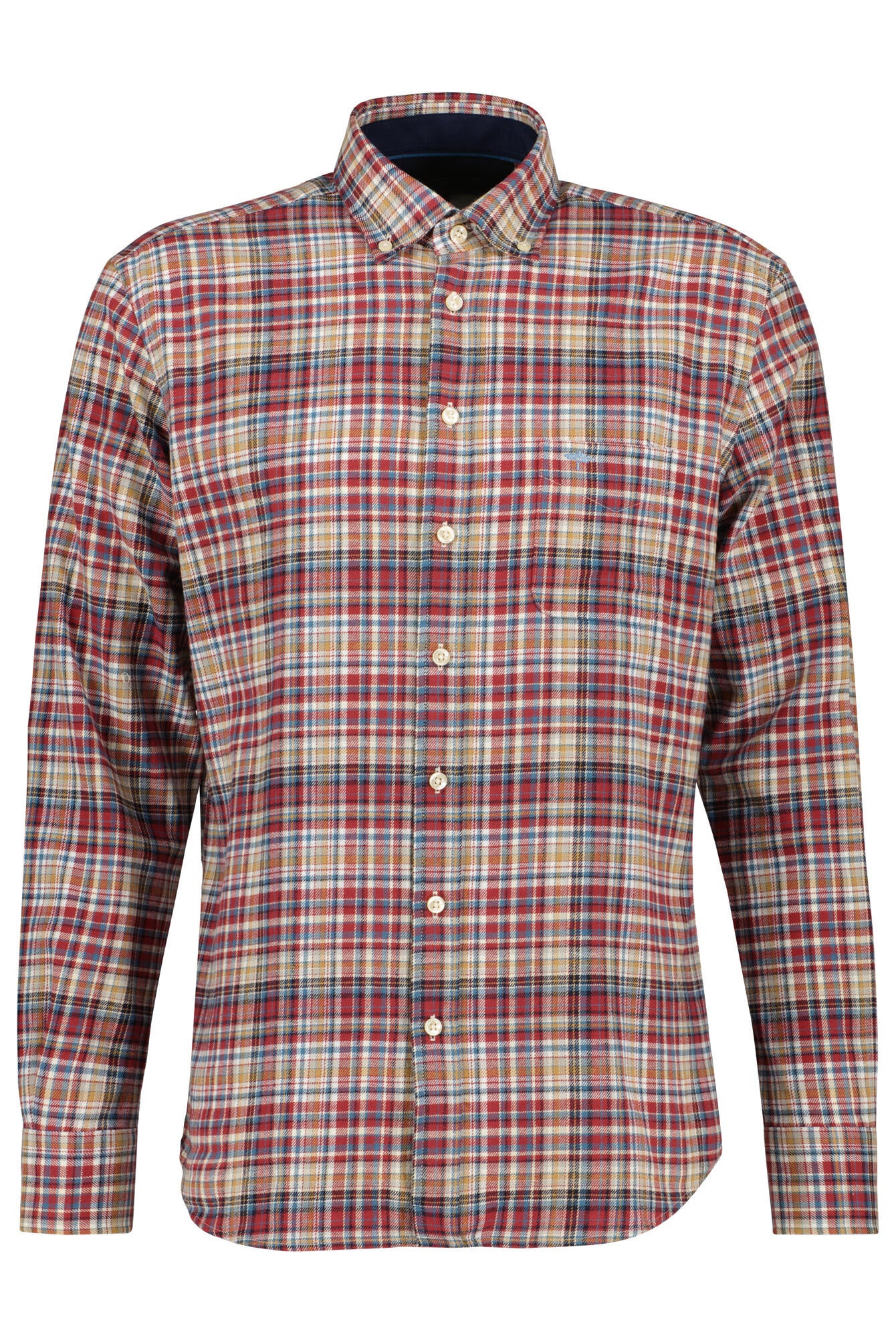 Flanellhemd kariert - 8333-Red Madras - Rot