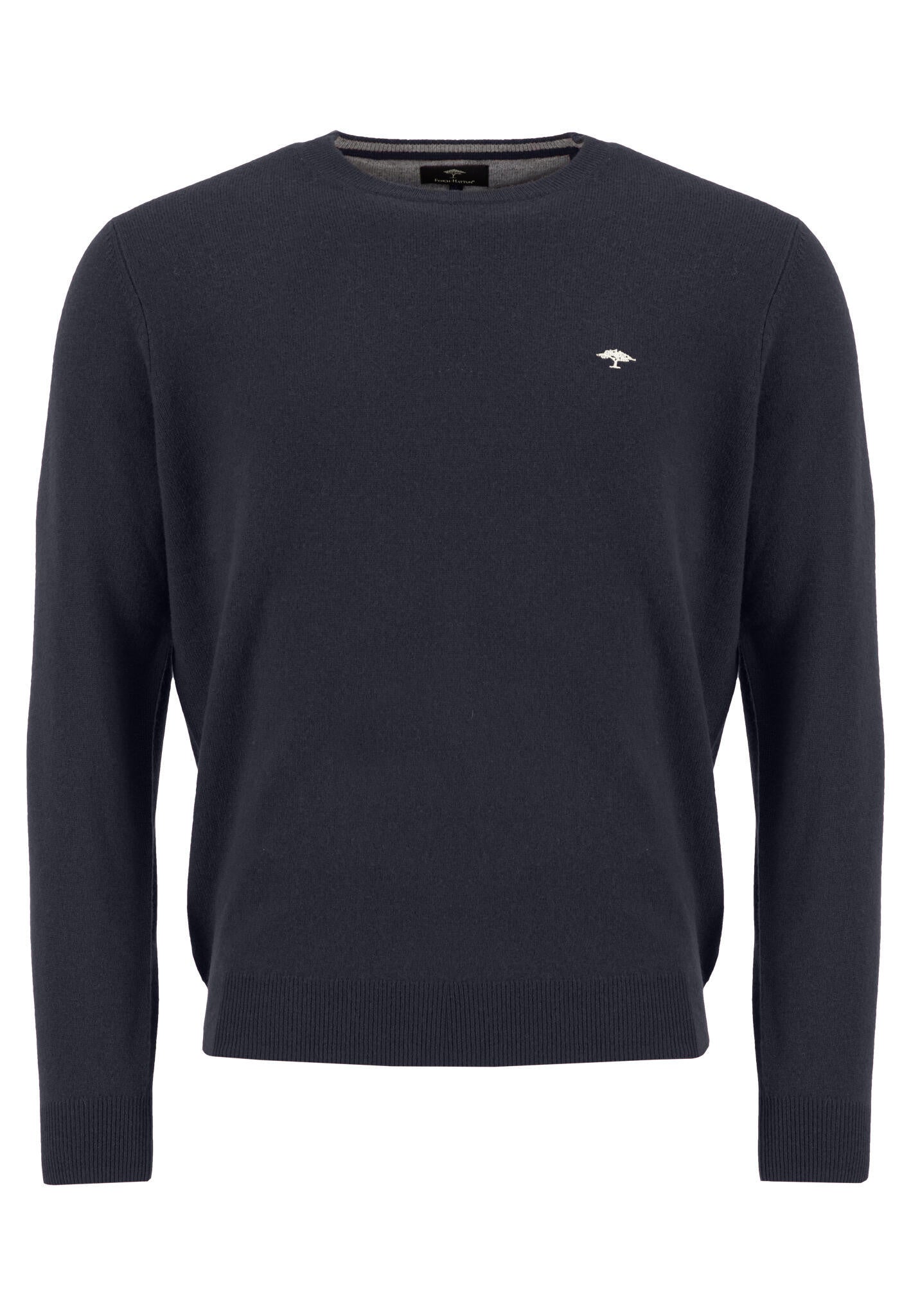 Feiner Strickpullover - 685-Navy - Blau