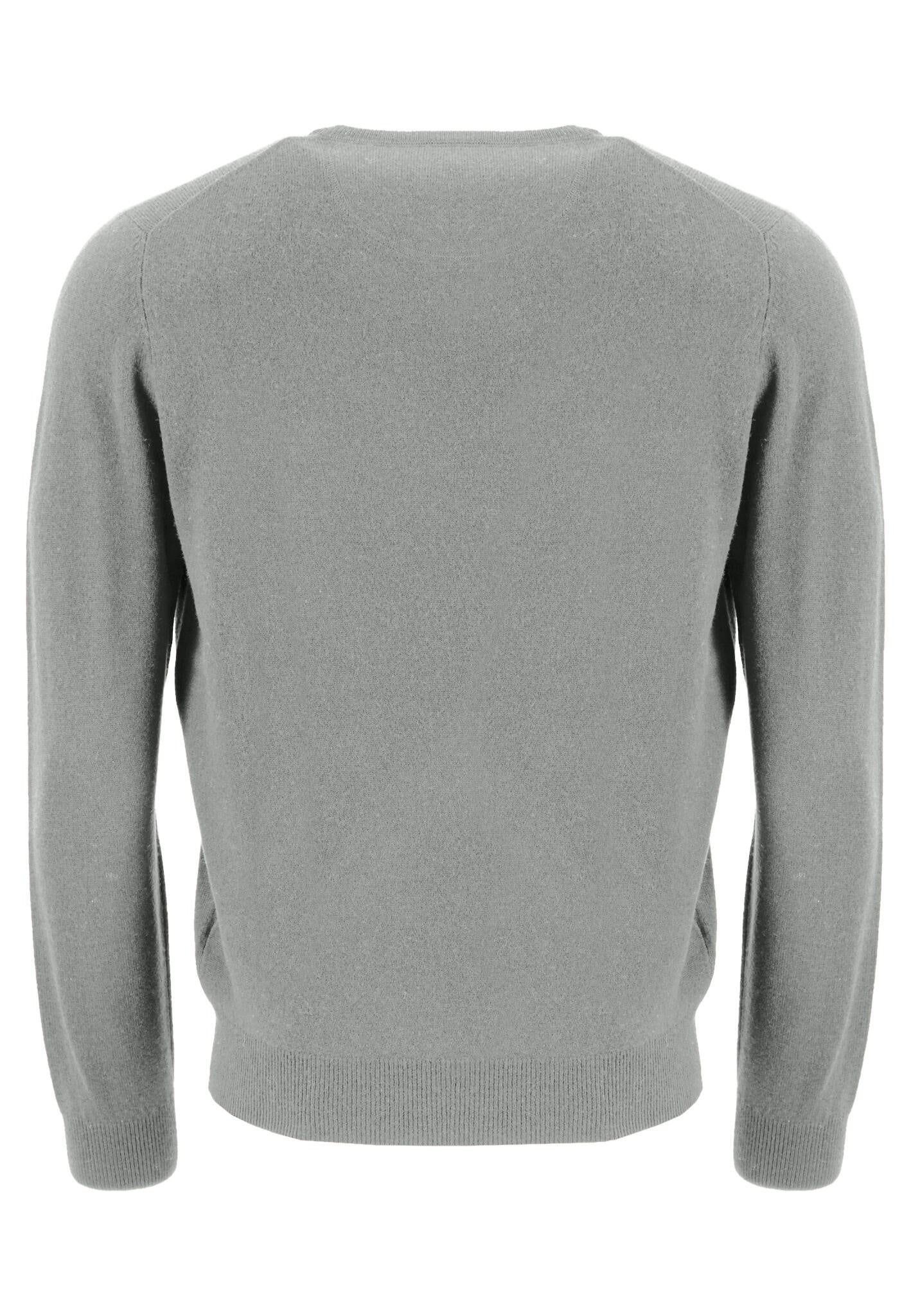 Feiner Strickpullover - 912-Silver - Grau