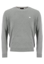 Feiner Strickpullover - 912-Silver - Grau