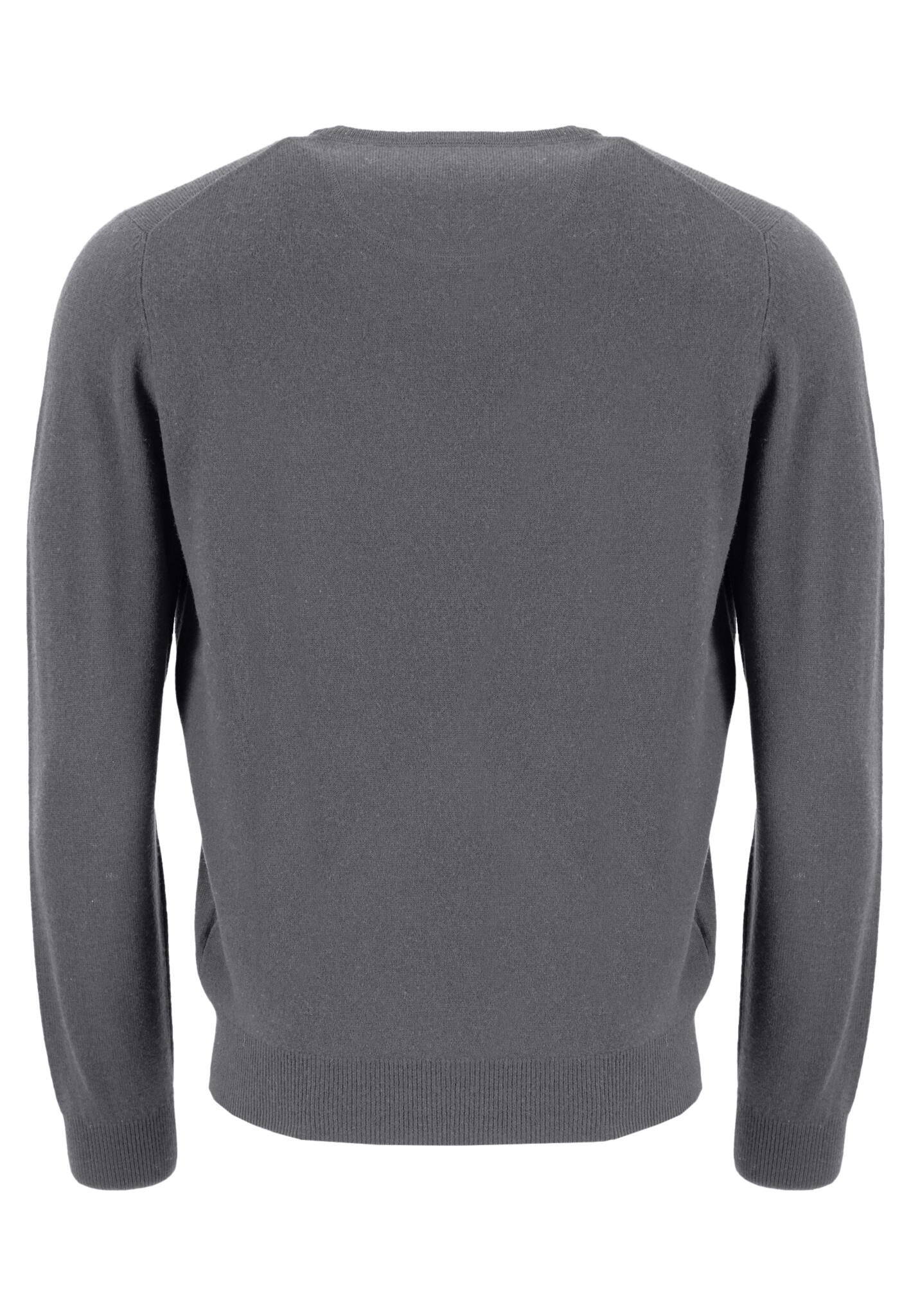 Feiner Strickpullover - 936-Steel - Grau