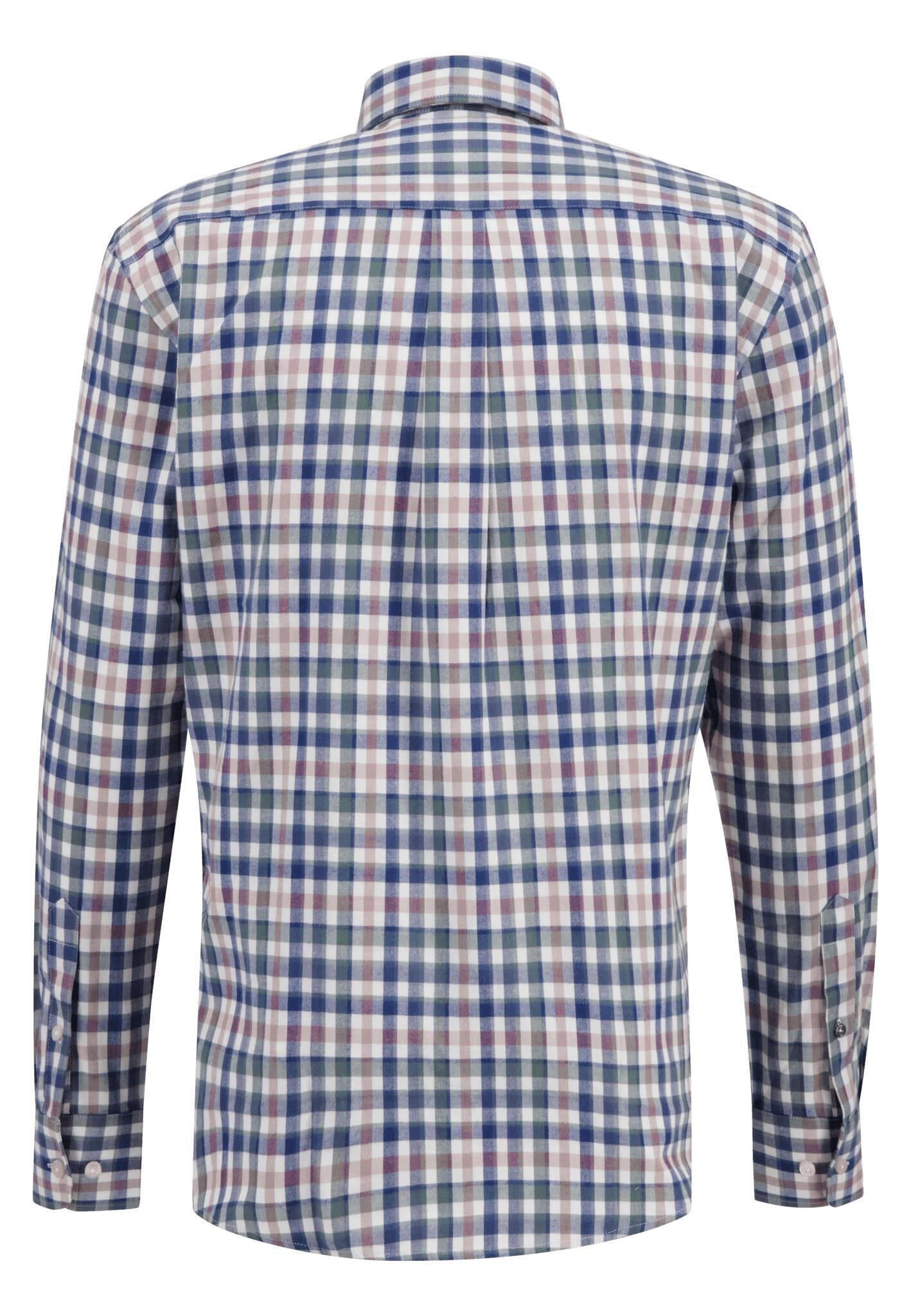 Kariertes Freizeithemd - 843-camel - Blau | Grün | Rosa