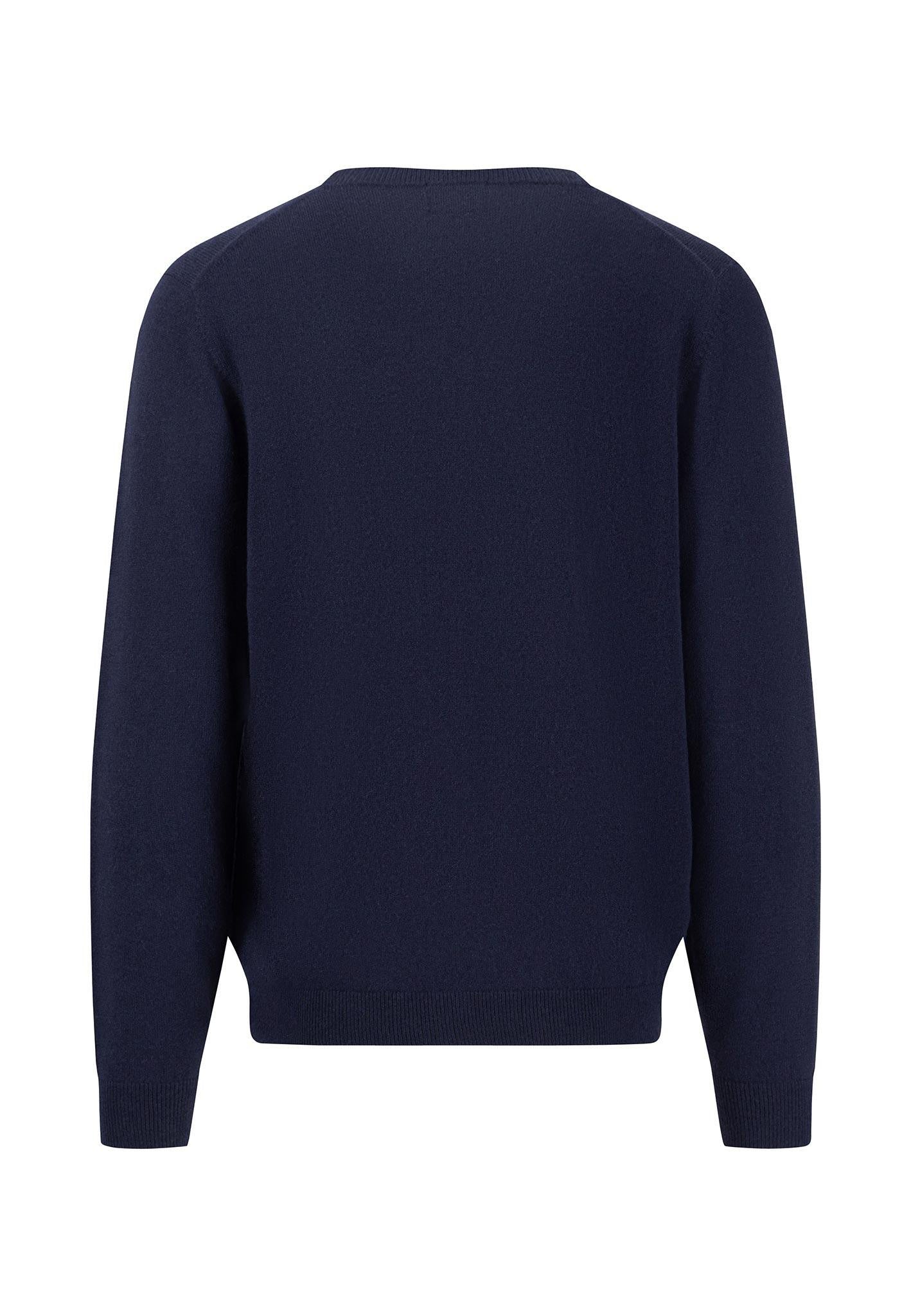 Pullover aus Kaschmir - 690-navy - Blau