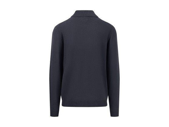 Rollkragenpullover aus Kaschmir - 690-navy - Blau