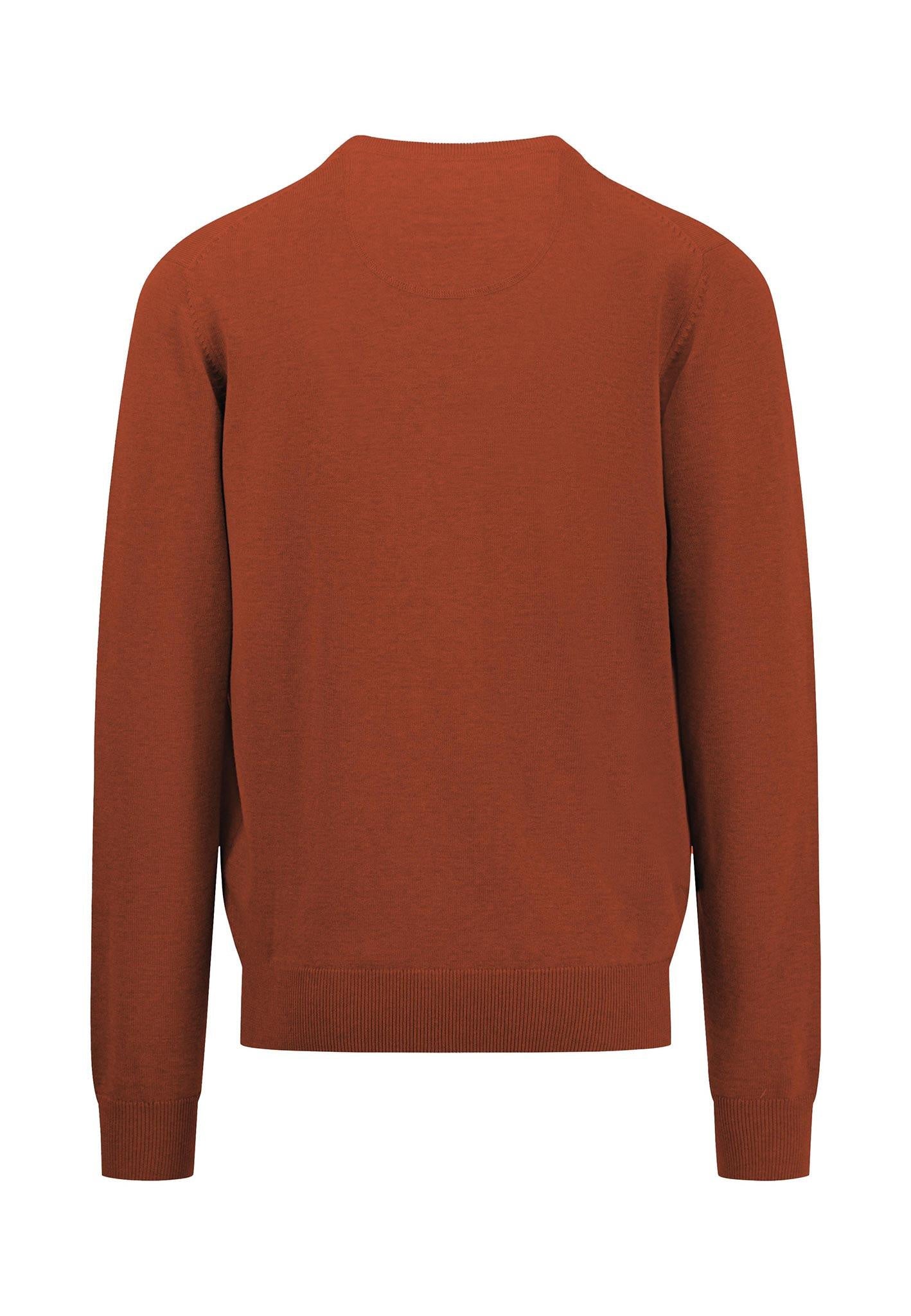 Baumwoll Pullover - 302-rust - Braun