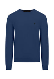 Strickpullover - 680-night - Blau