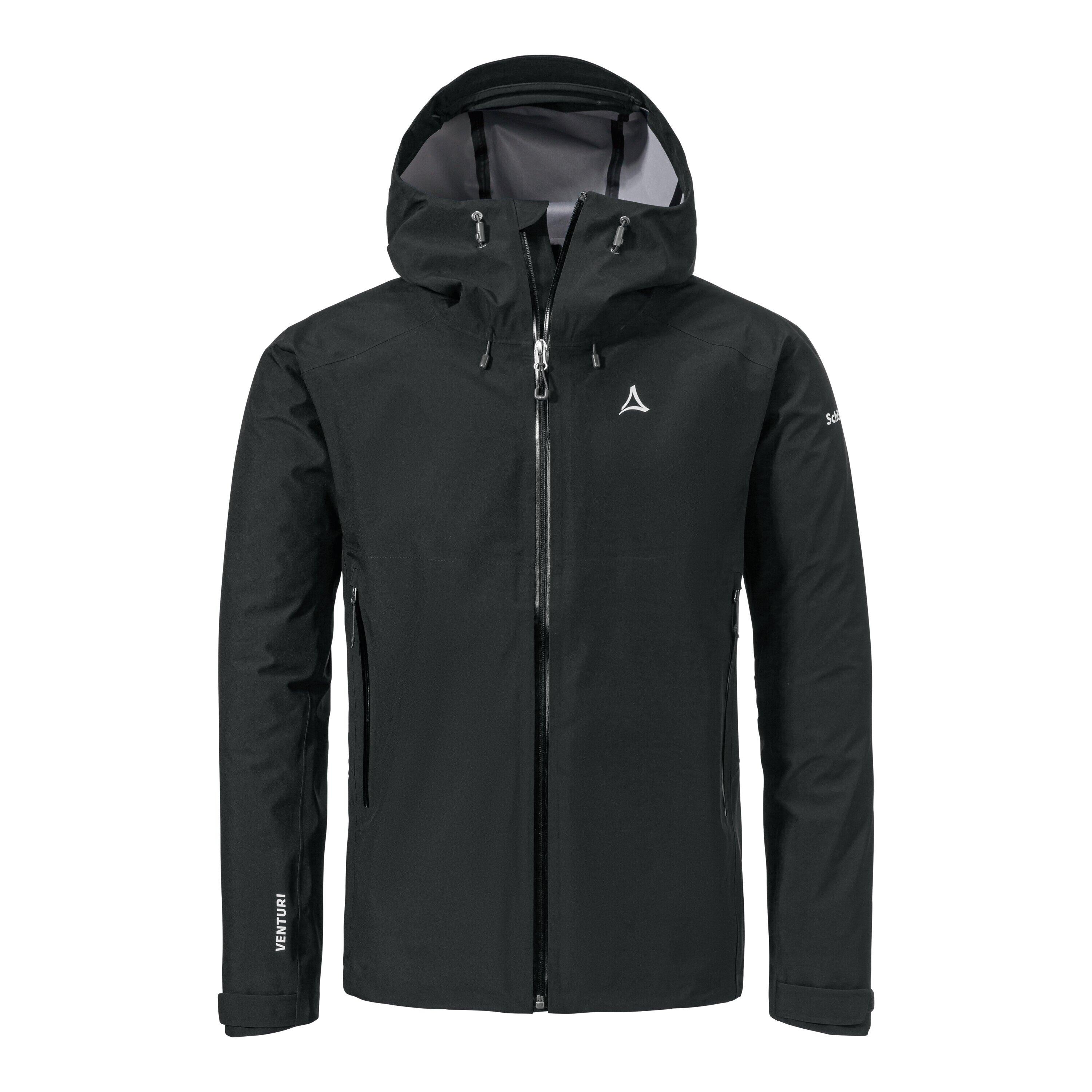 Funktions-Regenjacke CASCATA - 9990-black - Schwarz