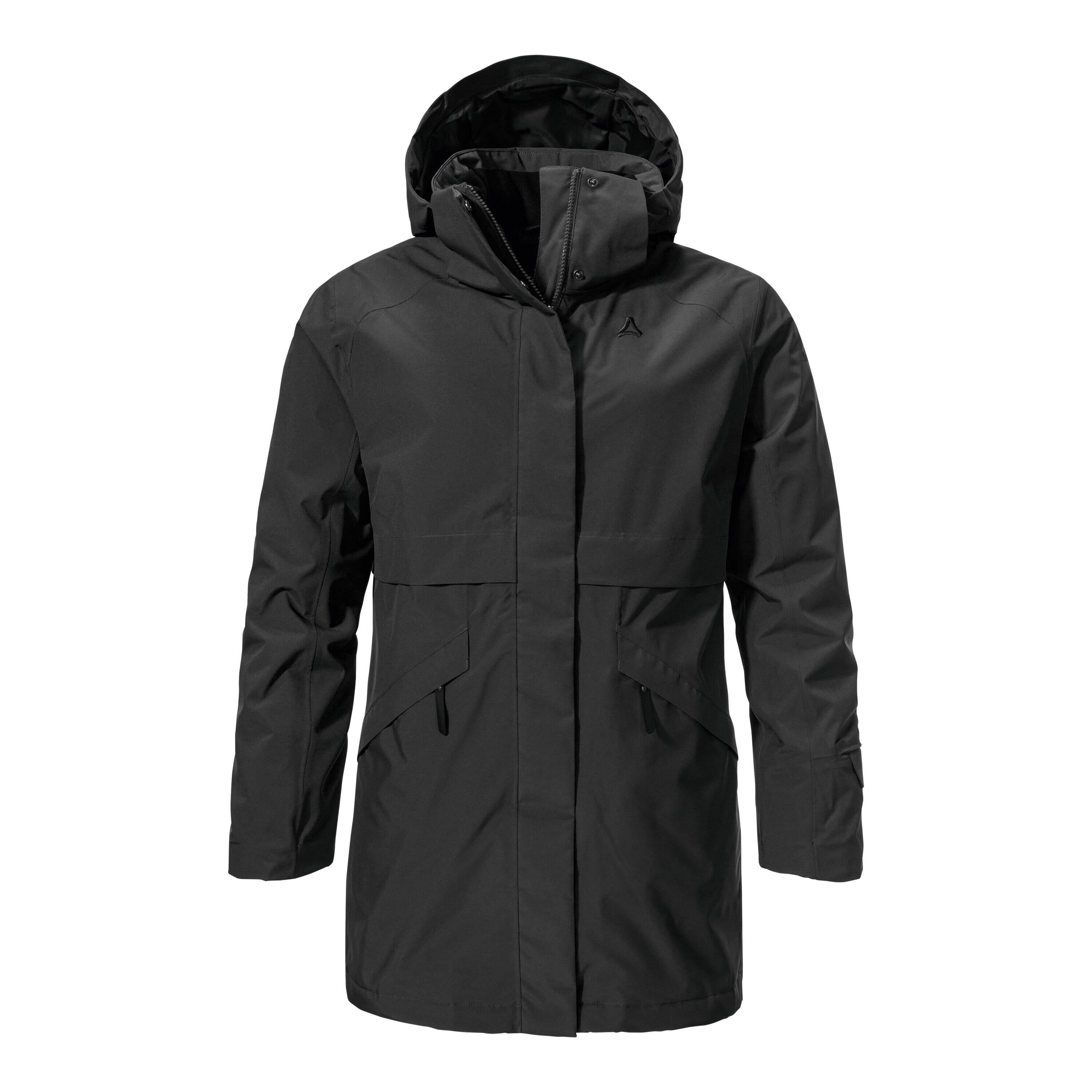 Parka MALKAY mit Kapuze - 9990-black - Schwarz