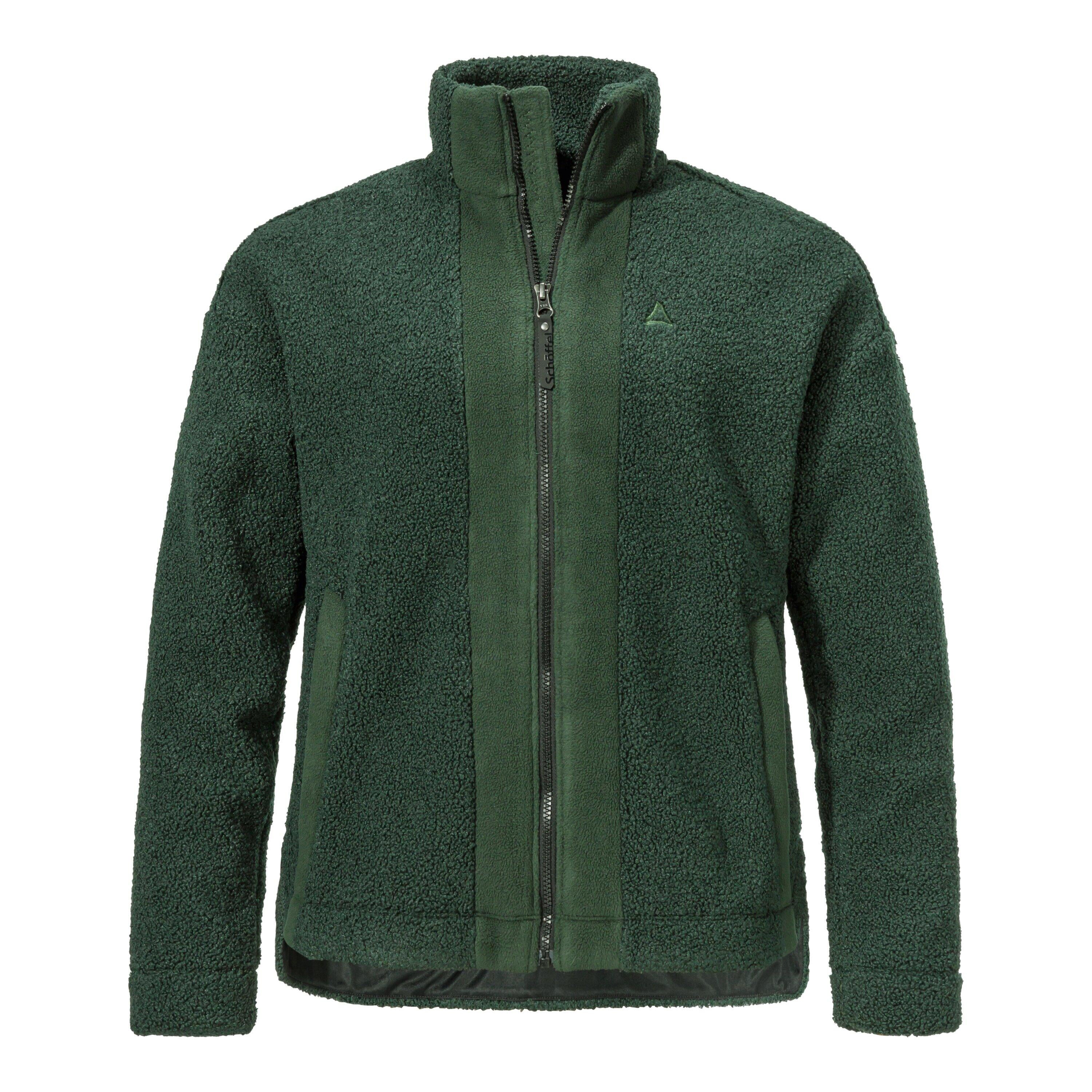 Fleecejacke KALMOR mit Stehkragen - 6965-darkjade - Grün