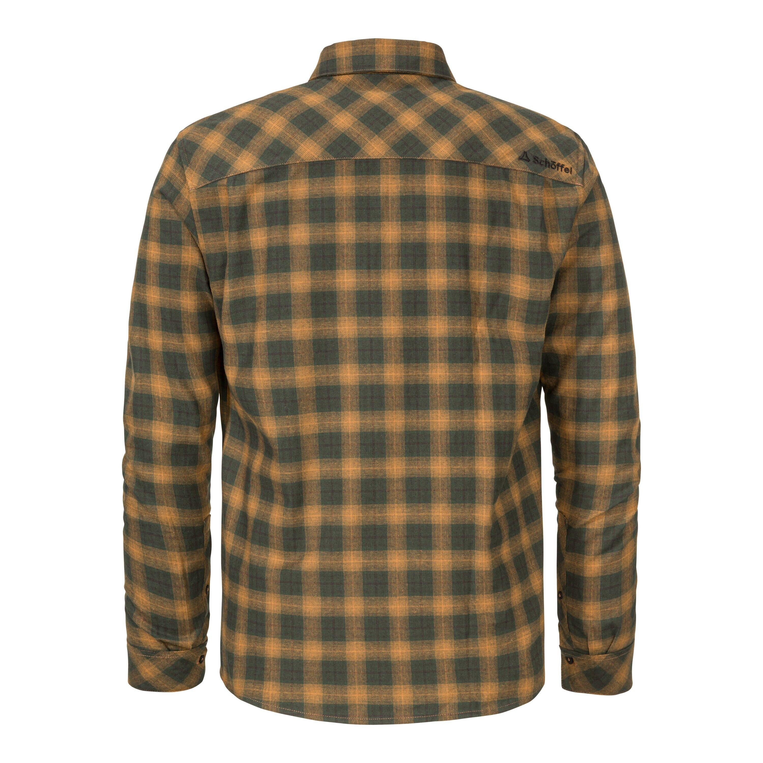 Flanellhemd KLEION Regular Fit - 4745-caramel - Braun