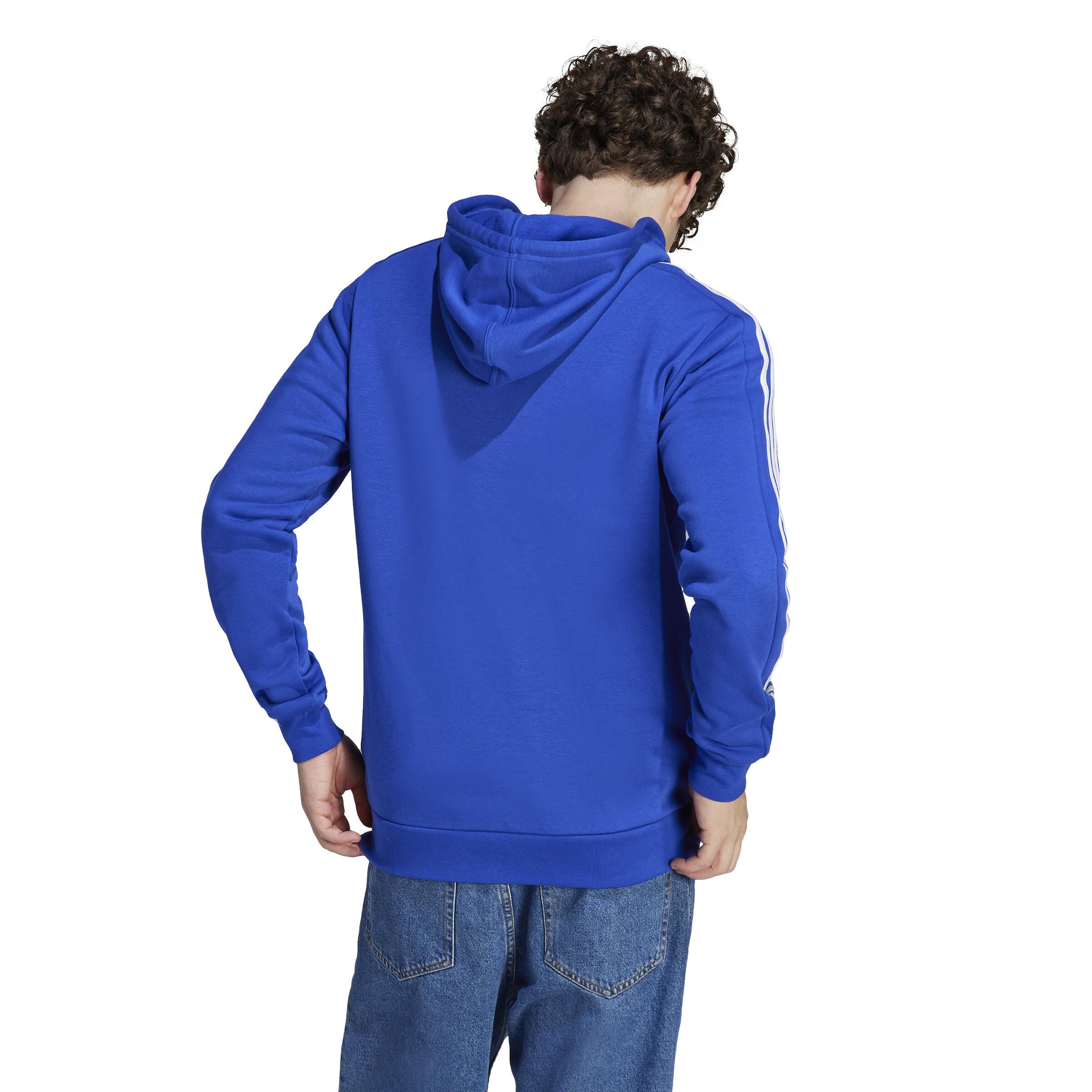 Sweatshirtjacke aus Baumwollmix - SELUBL - Blau