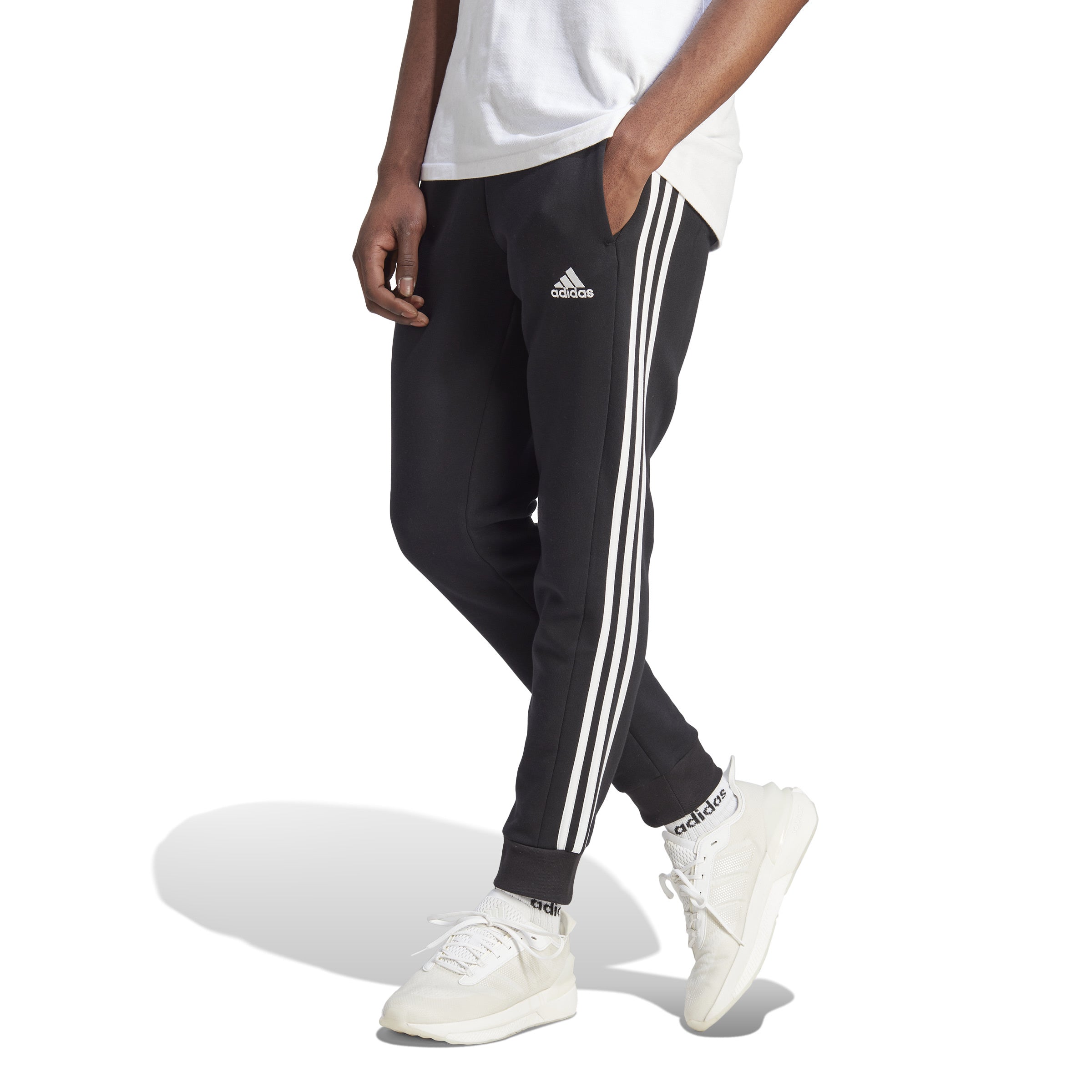 Joggpants aus Baumwollmix - BLACK/WHITE - Schwarz | Weiß