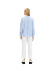 Hemdbluse aus Baumwolle - 22758-dreamy blue - Blau