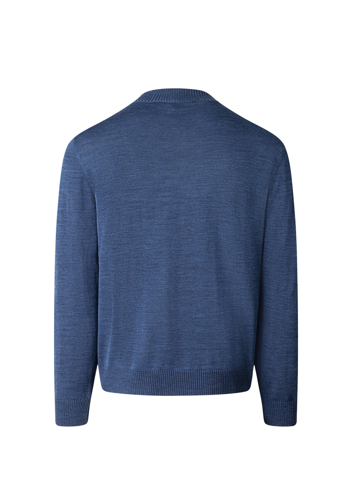 Strickpullover aus Merinowolle - 380 - Blau