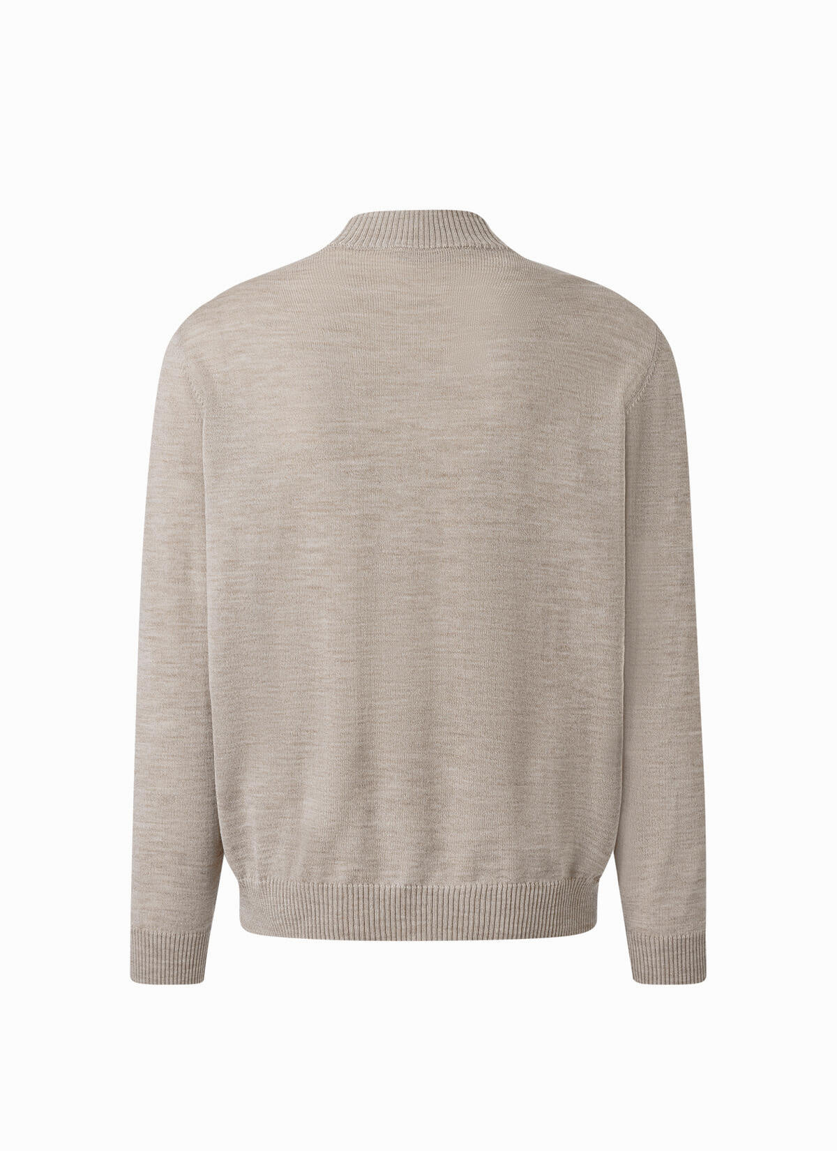 Strickpullover aus Merinowolle - 124 - Beige