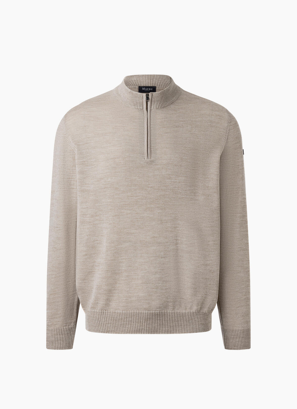 Strickpullover aus Merinowolle - 124 - Beige