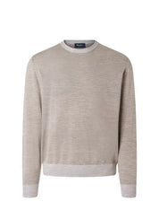 Strickpullover aus Merinowolle - 124 - Beige