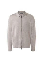 Strickjacke aus Merinowolle - 124 - Beige