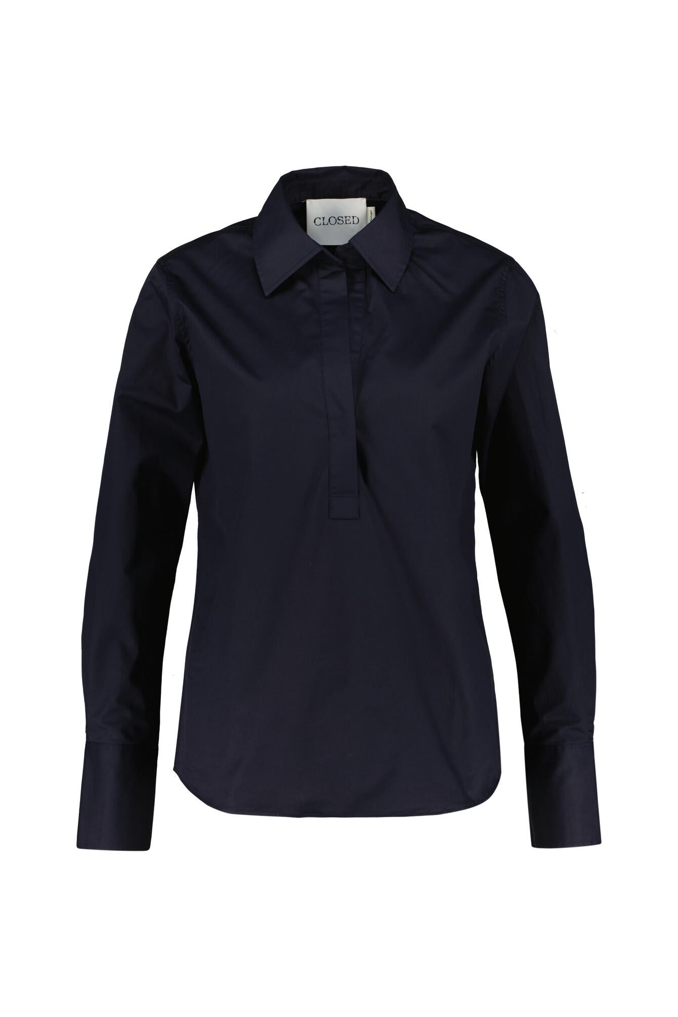 Elegante Business Bluse - 568 - Blau