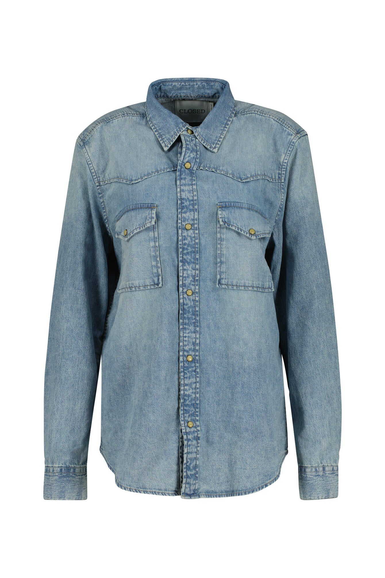 Jeansbluse - MBL - Blau