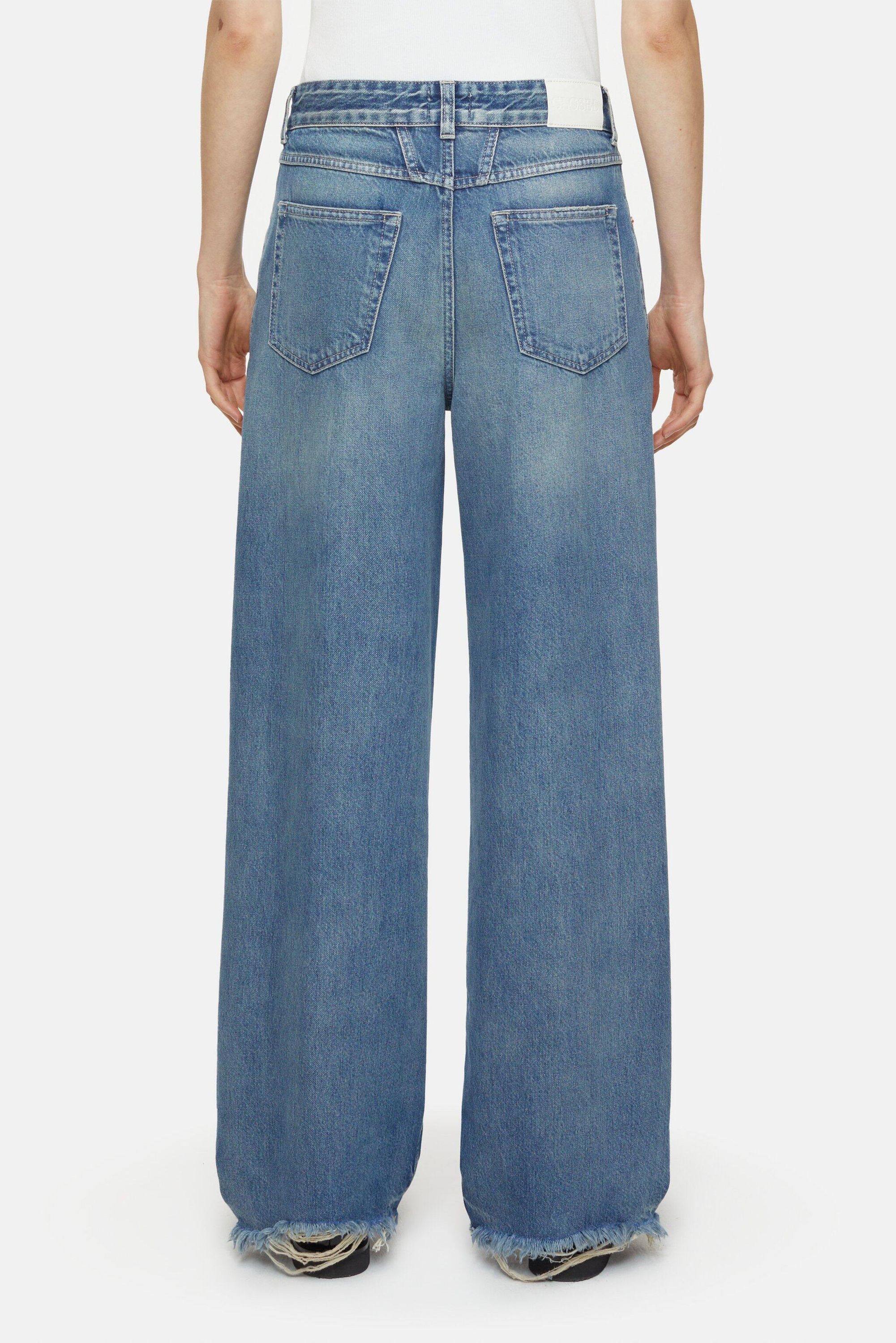 Jeans Nikka Wide Leg - DBL - Blau