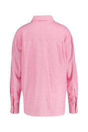Bluse Oversized Fit aus Baumwolle - 863 - Rosa