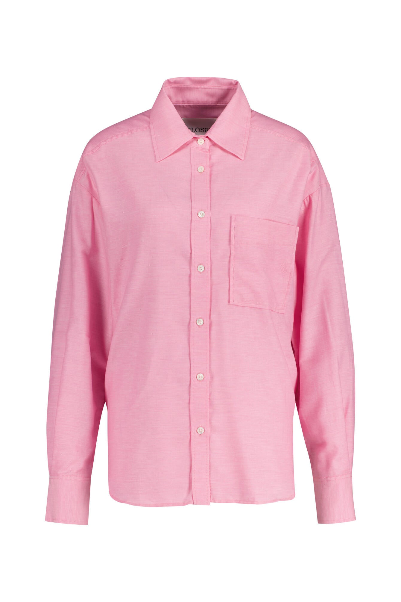 Bluse Oversized Fit aus Baumwolle - 863 - Rosa