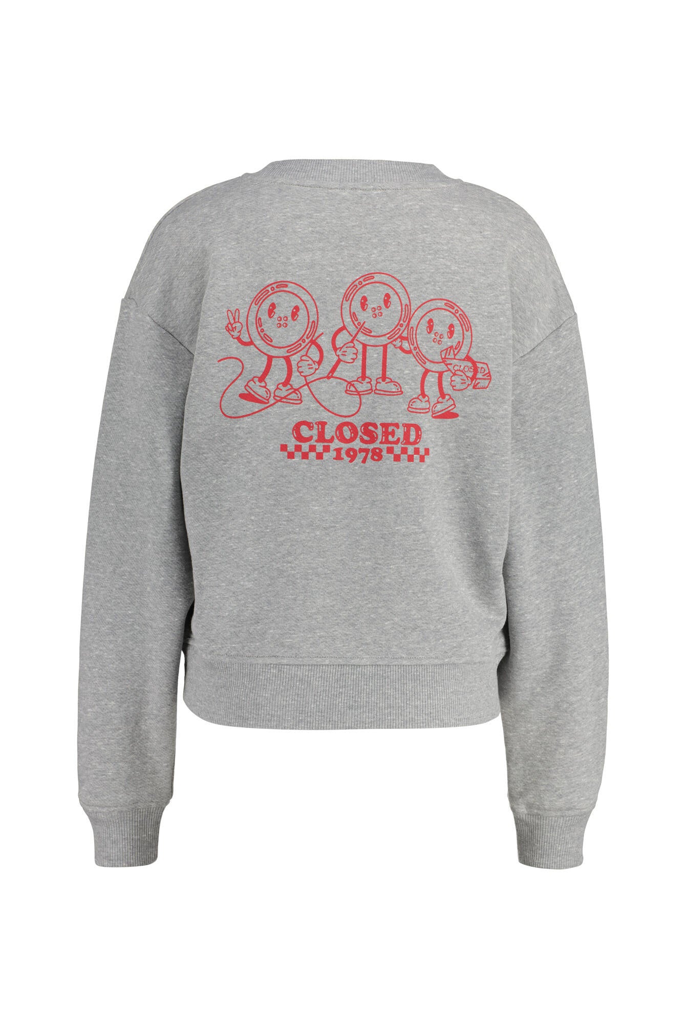 Sweatshirt aus Baumwolle - 127 - Grau