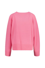 Strickpullover aus Wolle - 863 - Rosa