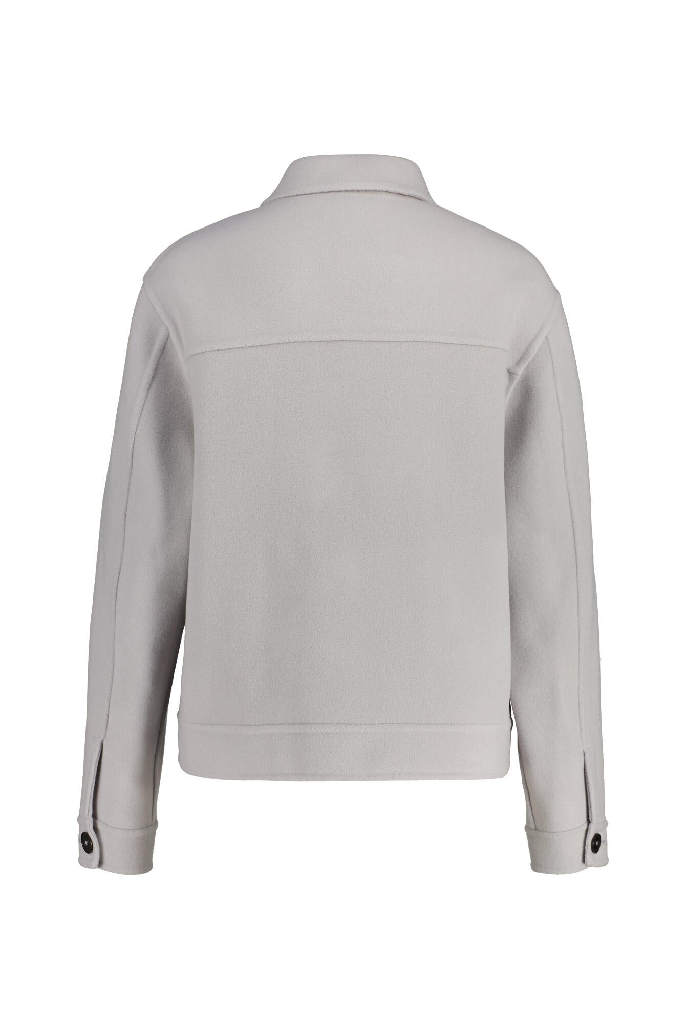 Blouson aus Schurwollmix - 123 - Grau